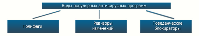 Виды популярных антивирусных программ